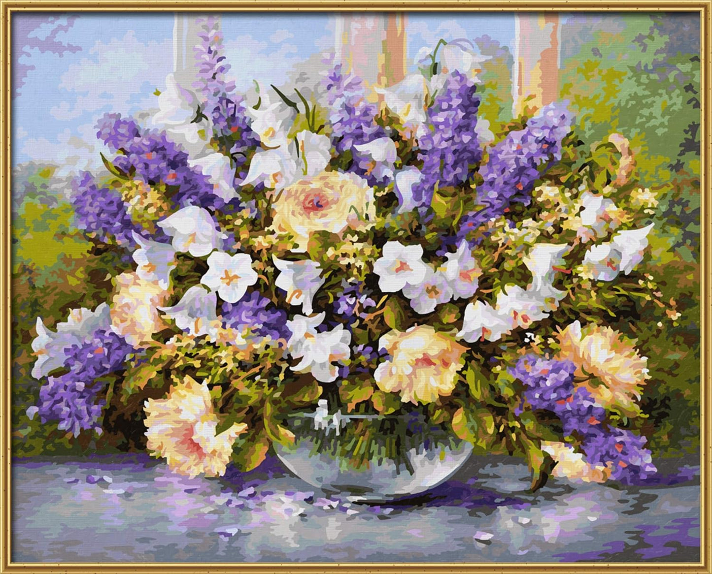 Malen nach Zahlen Set Sommerblumen