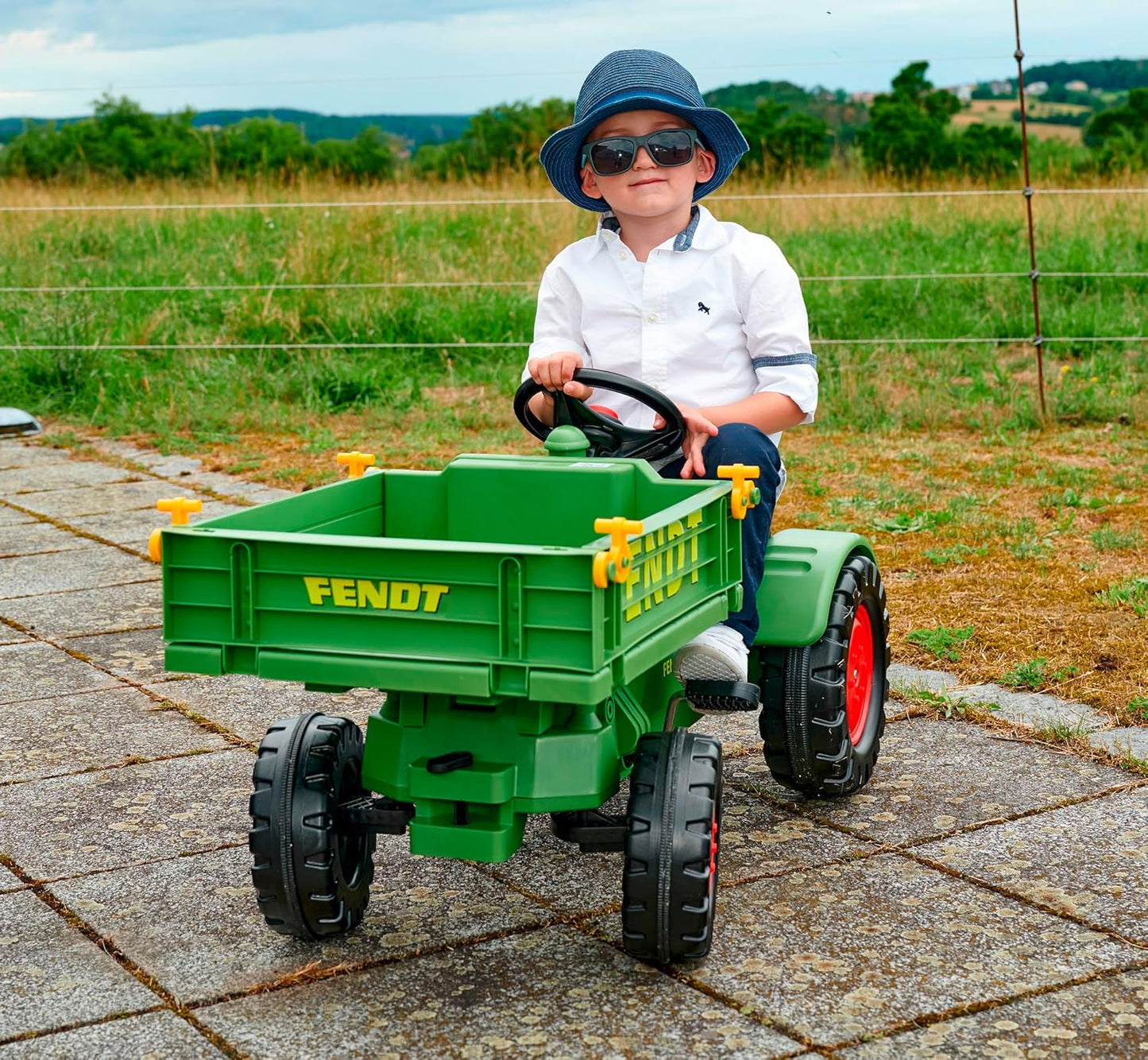 Kindertraktor Fendt mit Präzisionskettenantrieb, Single
