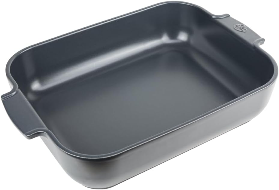 Auflaufform Appolia mit Griffen, Schiefergrau