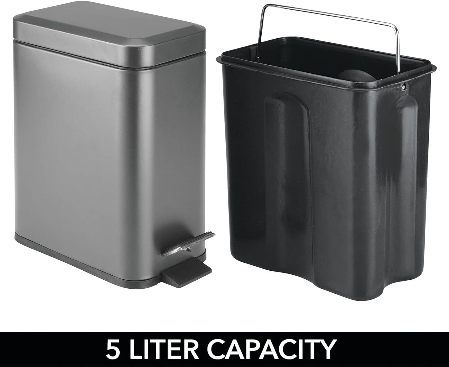 Treteimer, Graphitgrau 1.3 gallon