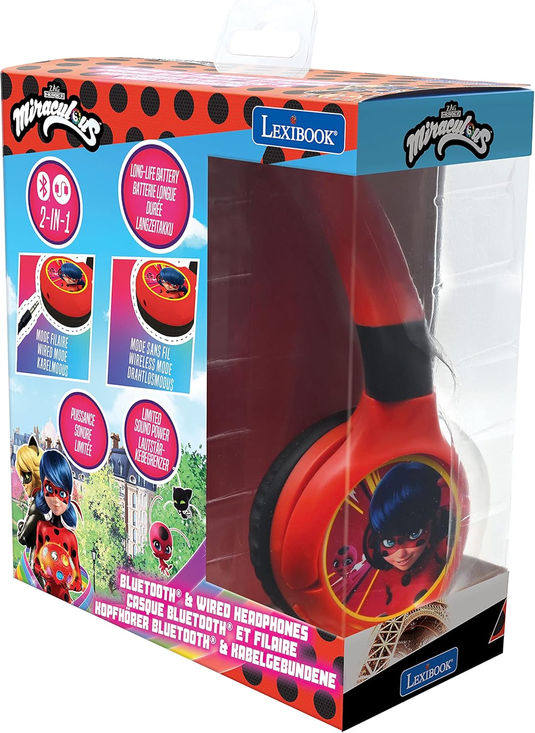 Miraculous 2-in-1 Bluetooth-Kopfhörer, Miraculous