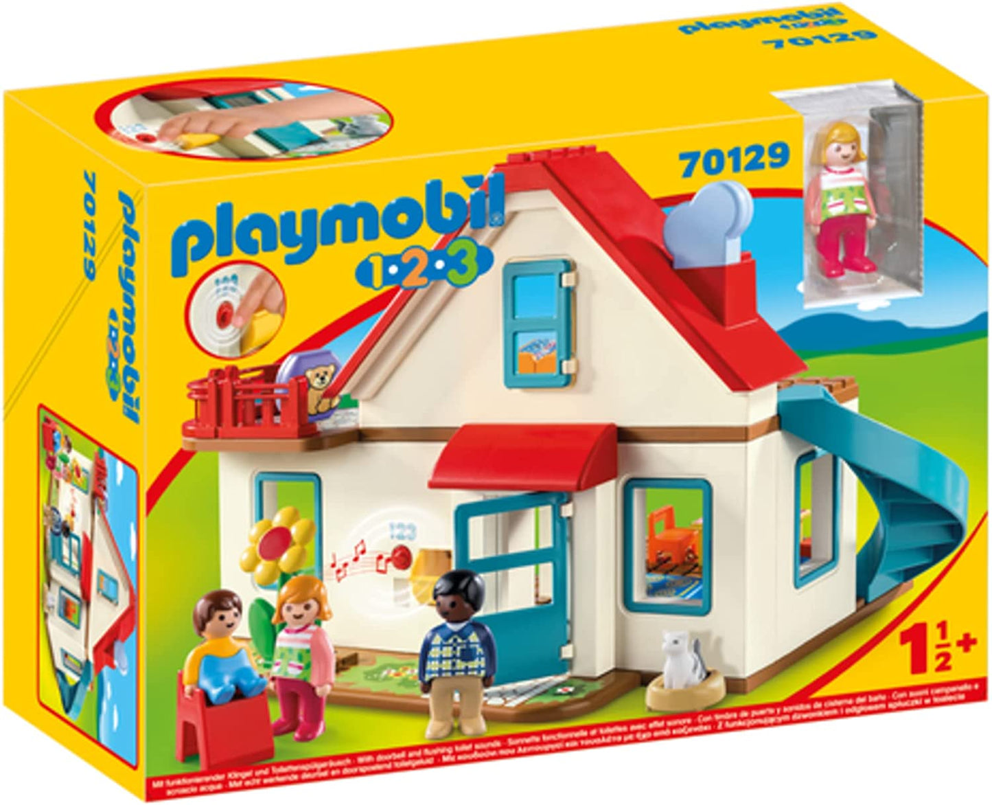 70129 1.2.3 Einfamilienhaus, Konstruktionsspielzeug