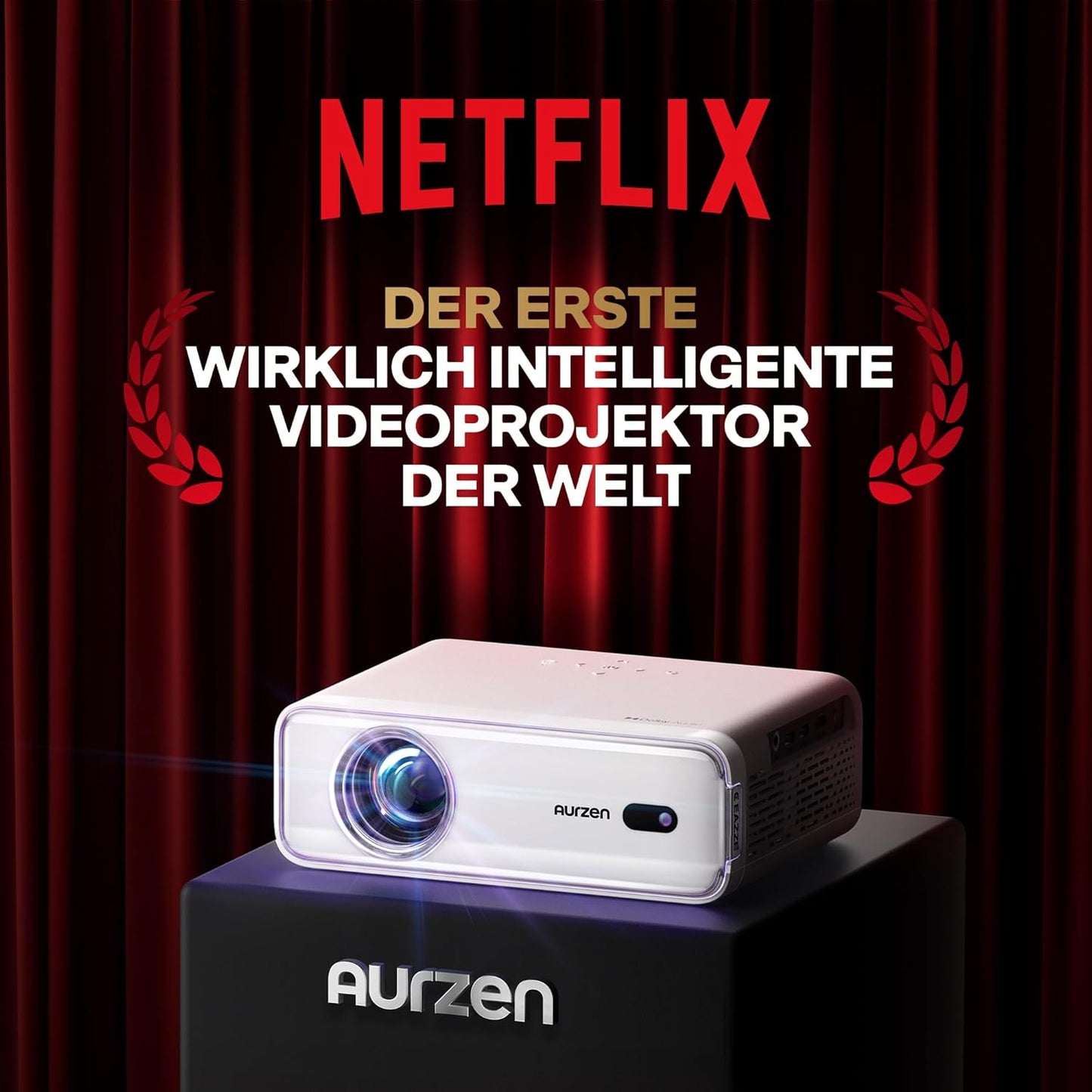 Eazze D1 Heimkino Beamer mit 4K Unterstützung