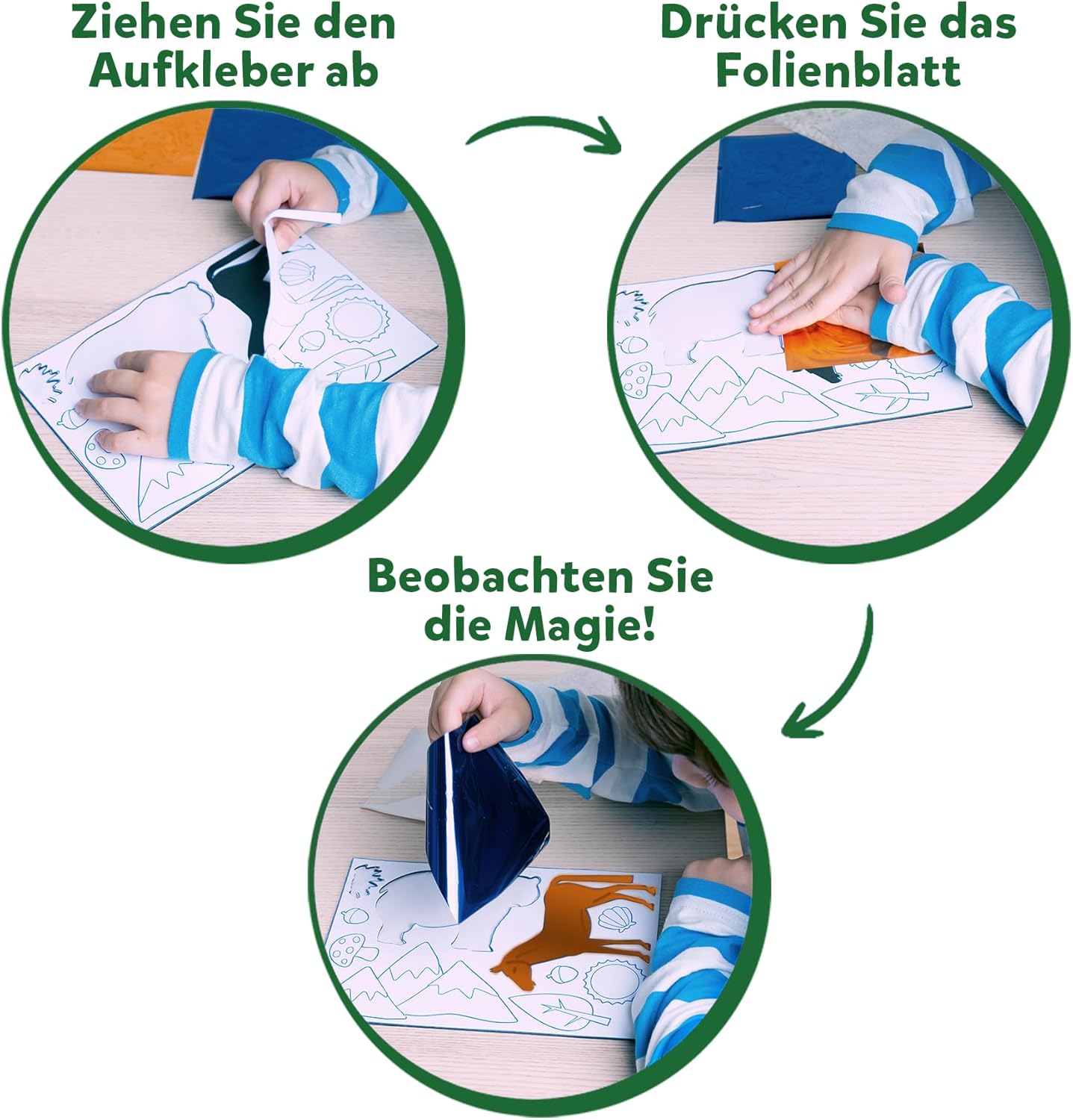 Folienspass - Bastelset Welt der Tiere für Kinder (4-9 Jahre), 2. Welt Der Tiere