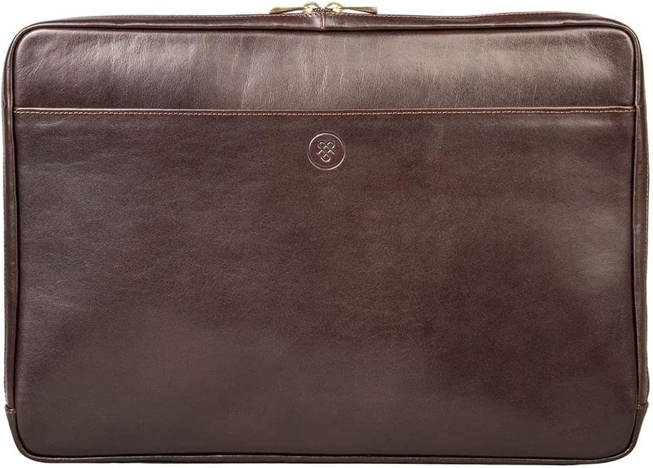 Laptophülle für 17 Zoll, Dunkelbraun