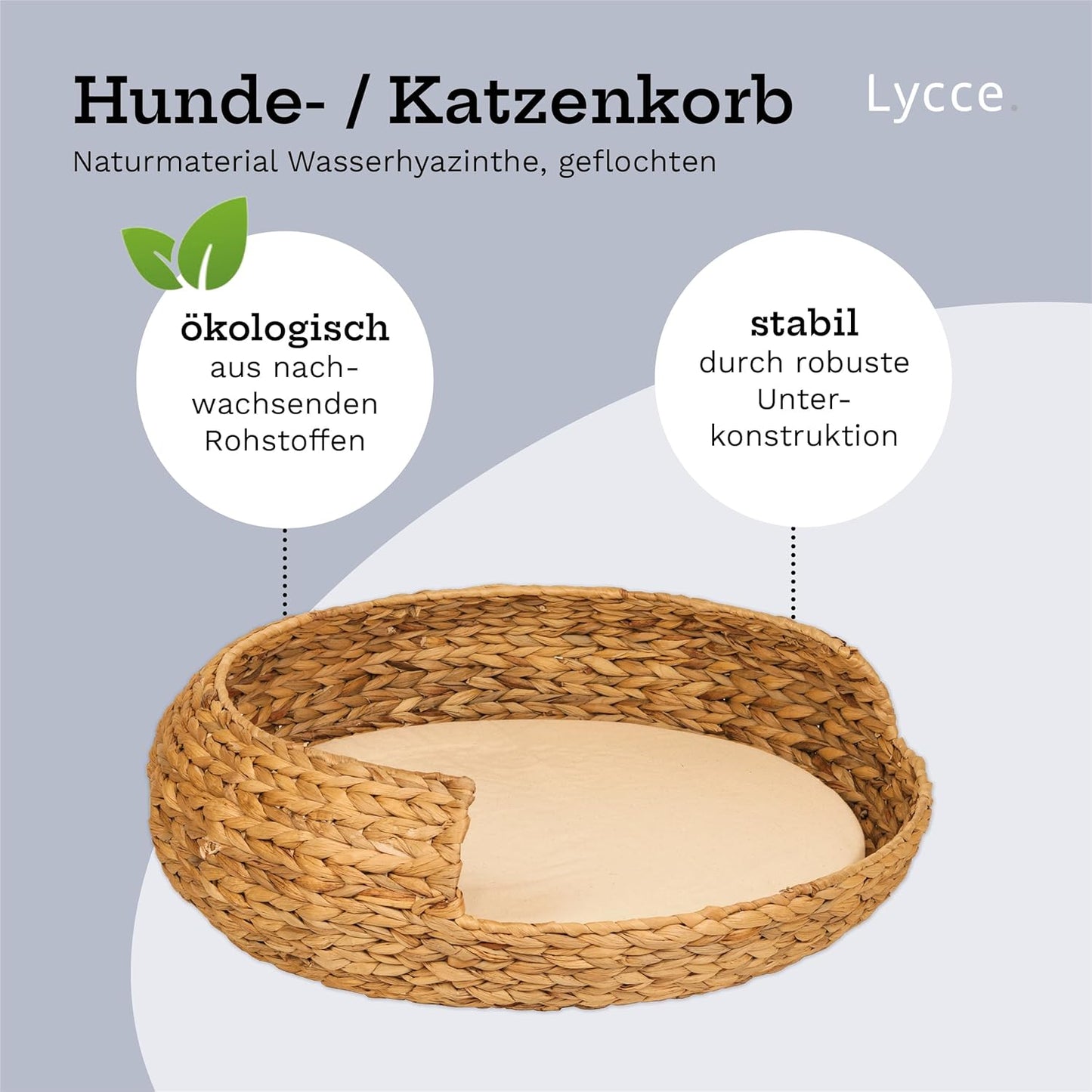 Hunde- & Katzenbett Opal, Größe 3