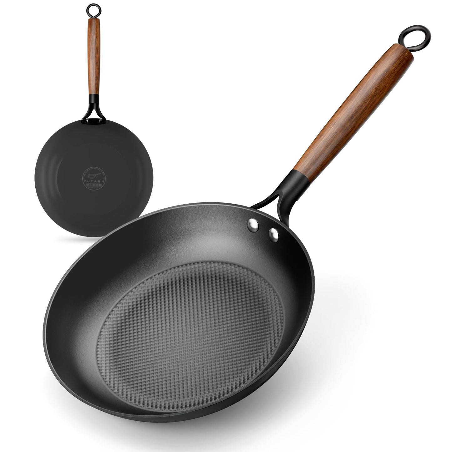 Gusseisenpfanne 28 cm für alle Herdarten, Schwarz 28 cm
