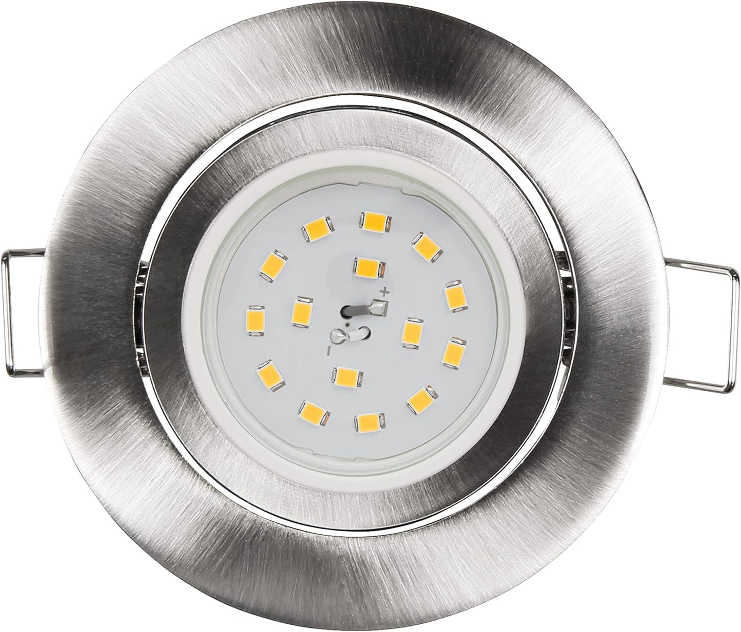 10-teiliges Einbaustrahler-Set LED-Deckenspots, 10 X Led+rahmen, 400 Lm