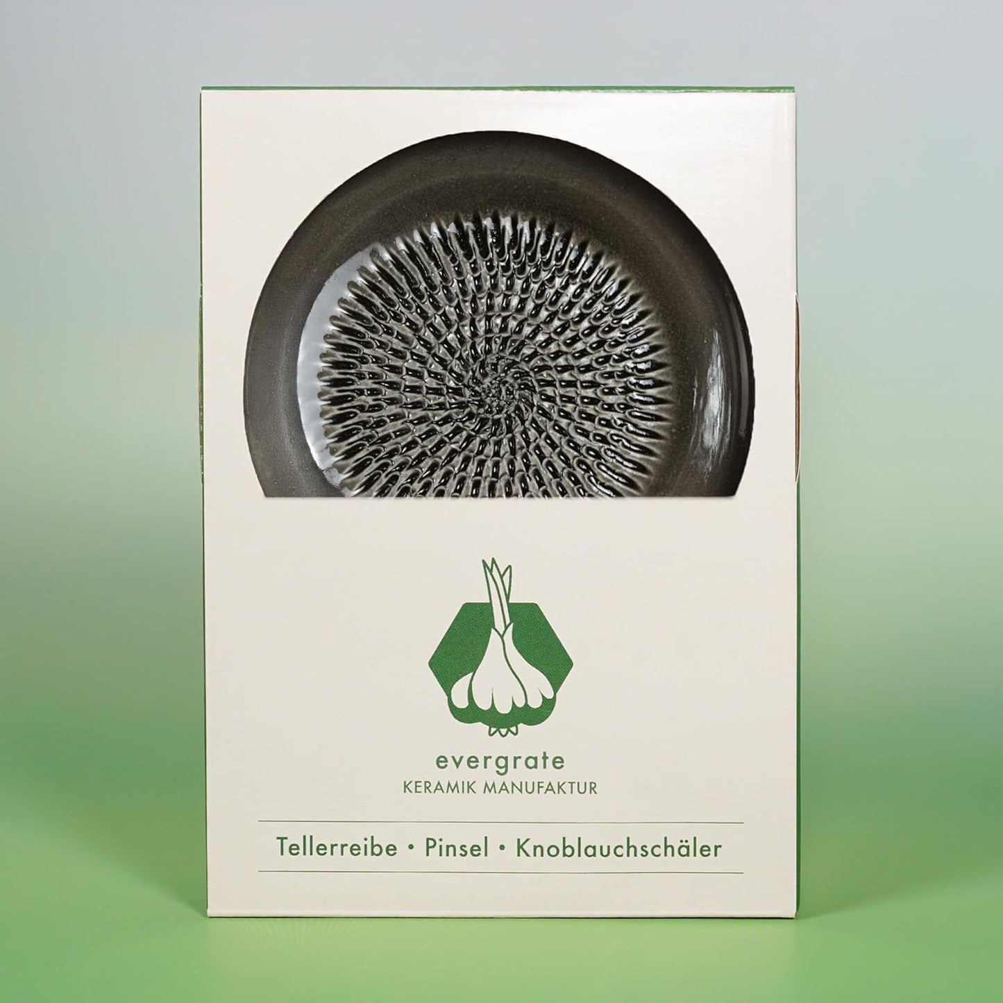 Keramikreibe-Set mit Zubehör, Anthrazit