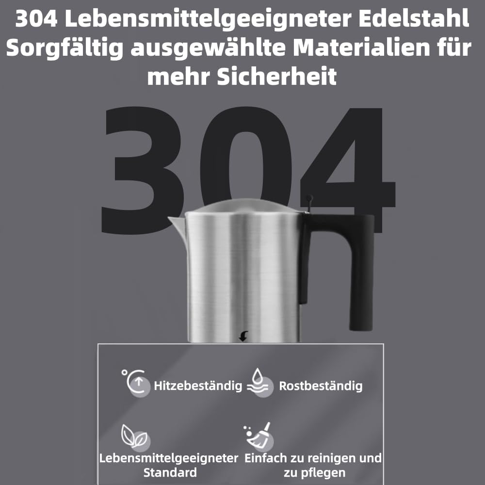 Elektrische Mokkakanne MC-70A, 3-6 Tassen, automatische Abschaltung