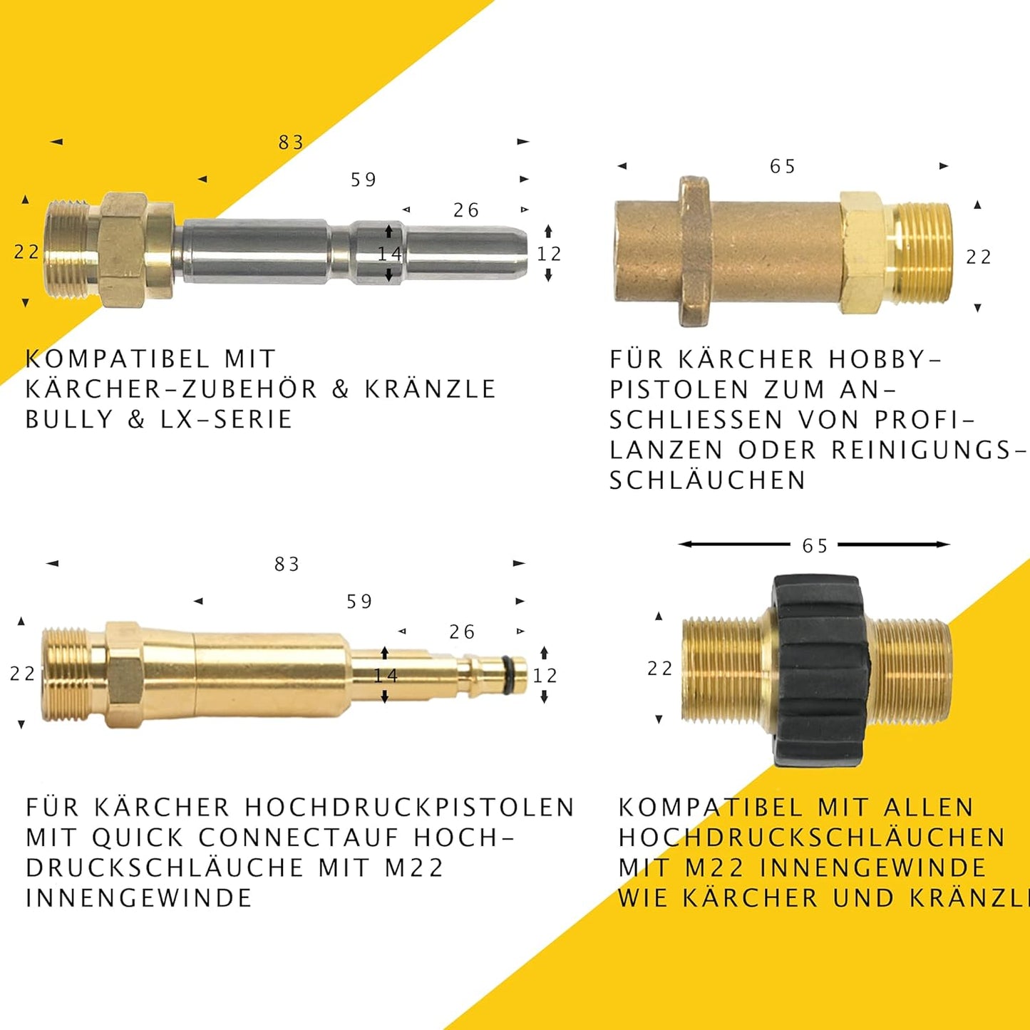 Rohrreinigungsschlauch Set PROFESSIONAL, 20 Meter
