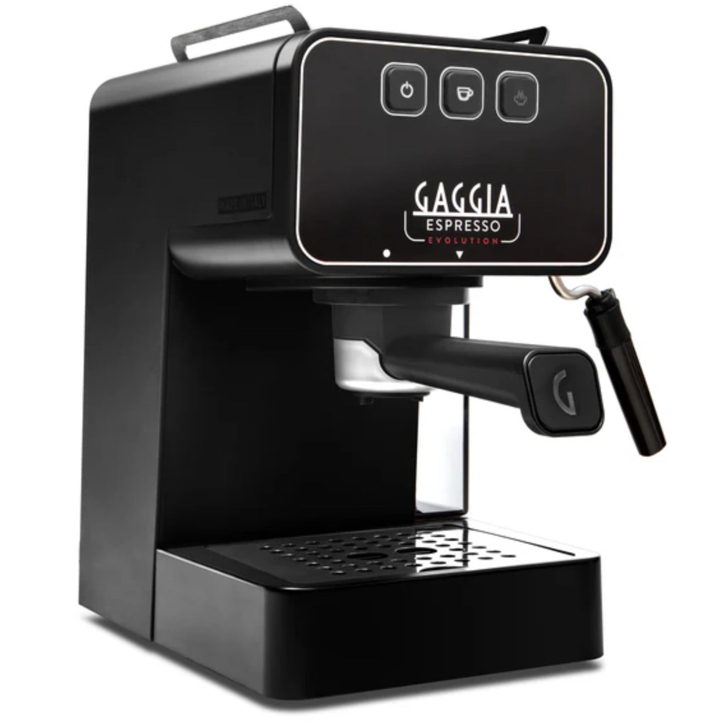 Espressomaschine mit PID Kesseltemperaturregler, Espresso Evolution Schwarz