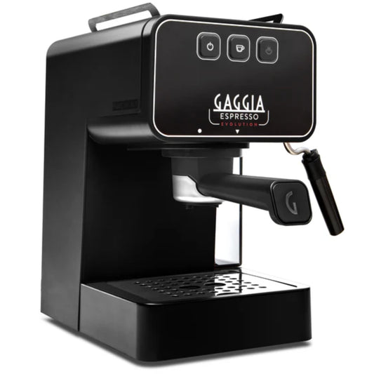 Espressomaschine mit PID Kesseltemperaturregler, Espresso Evolution Schwarz