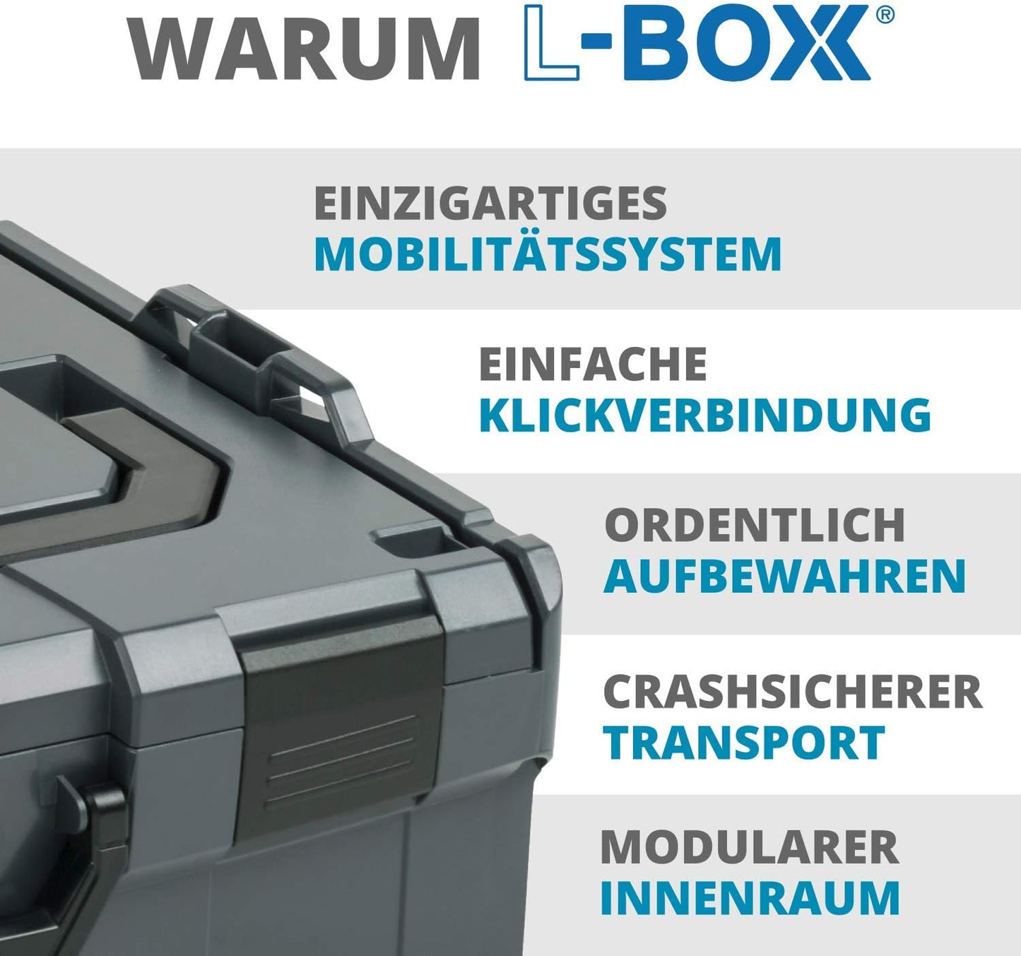 Werkzeugkoffer Transportsystem I-Rack 3-fach, I-Rack 3-fach