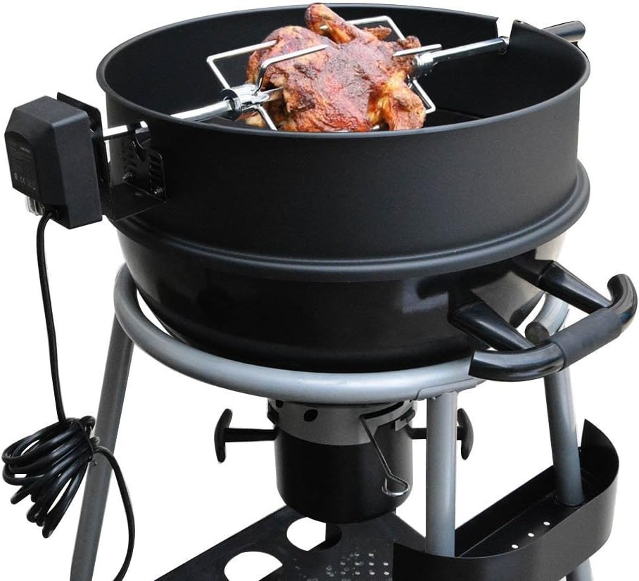 Drehspiess-Set für Kugelgrills