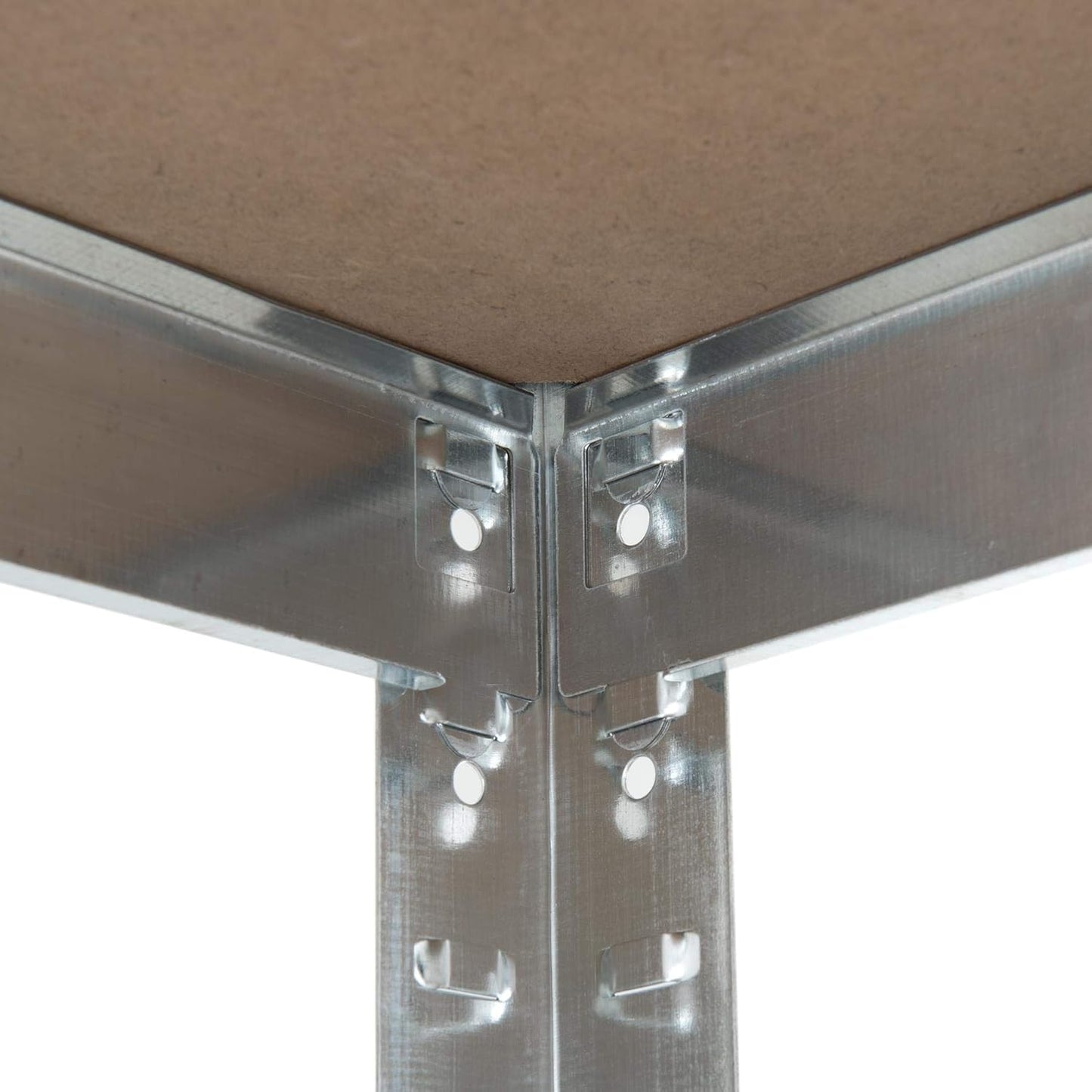 2 Stück Schwerlastregale, 2x 160x80x40cm / 640kg Verzinkt