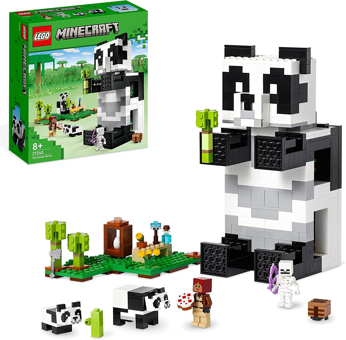 21245 Minecraft Das Pandahaus, Konstruktionsspielzeug, Single