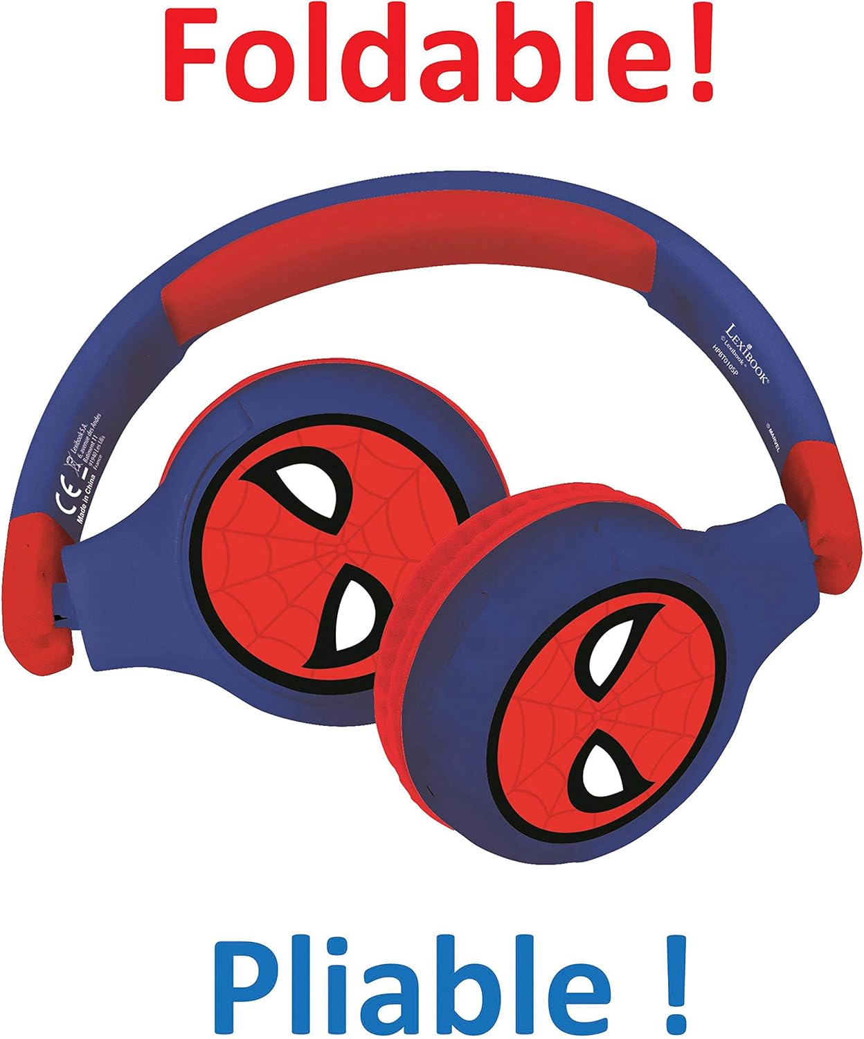 2-in-1 Audio-Kopfhörer Spiderman, Superhelden-Thema