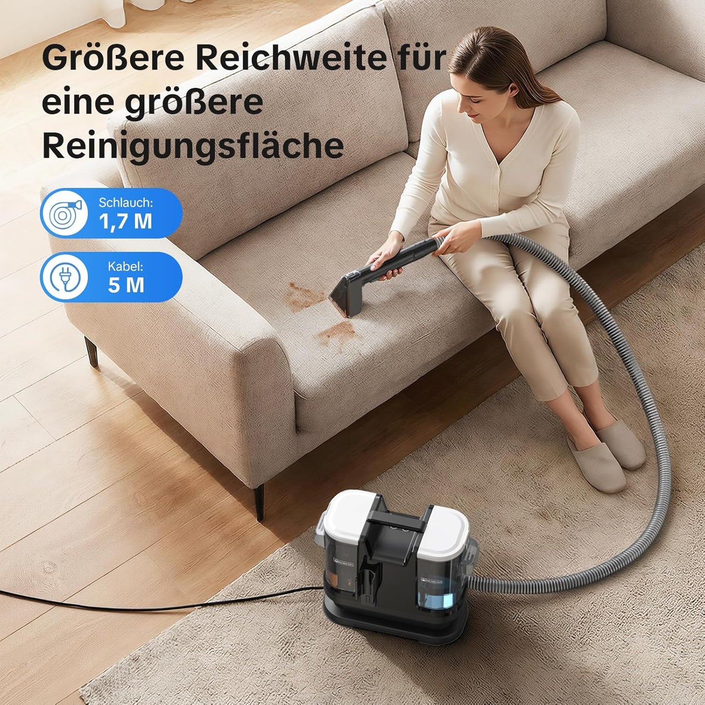 Nasssauger H8, Glanzschwarz
