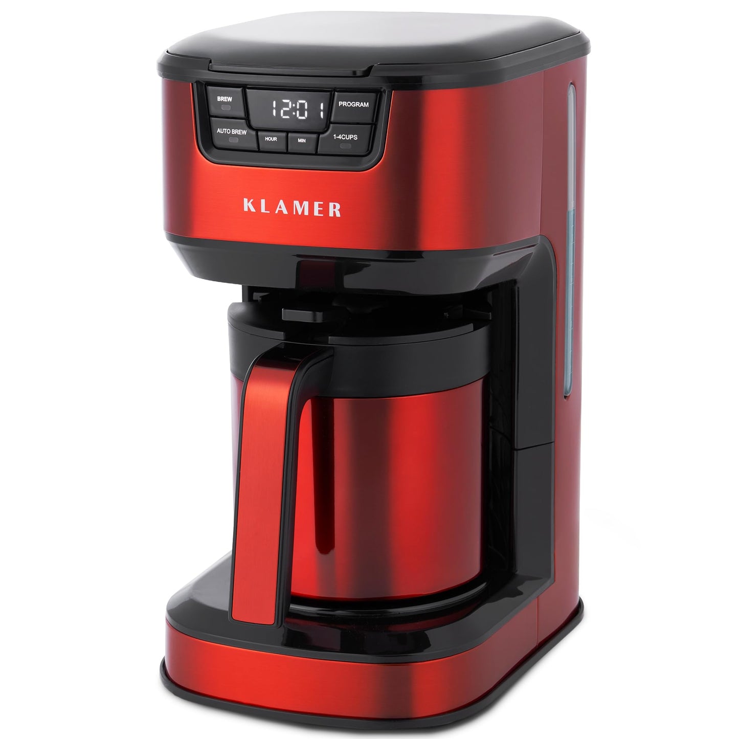 Filterkaffeemaschine mit Thermoskanne, Rot