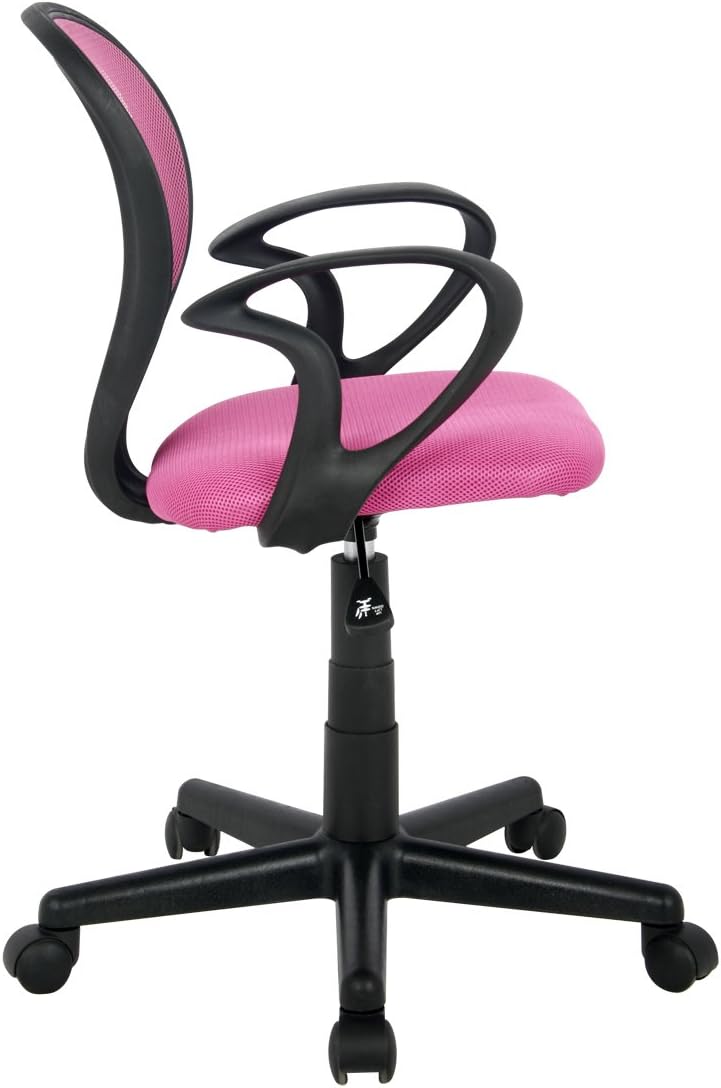 Kinder-Schreibtischstuhl, Pink - Armlehnen