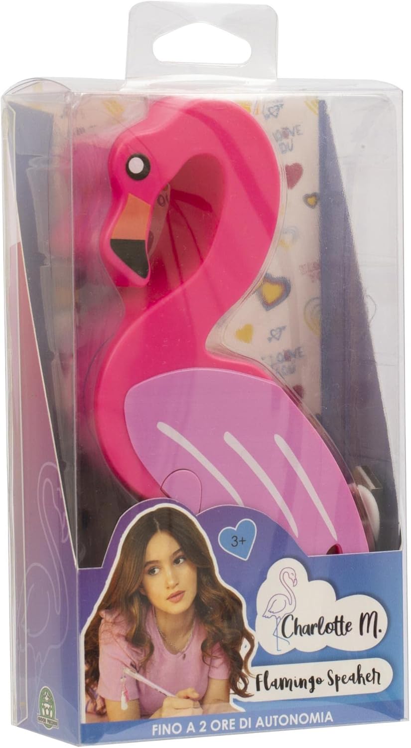Tragbarer Bluetooth-Lautsprecher Flamingo für Kinder