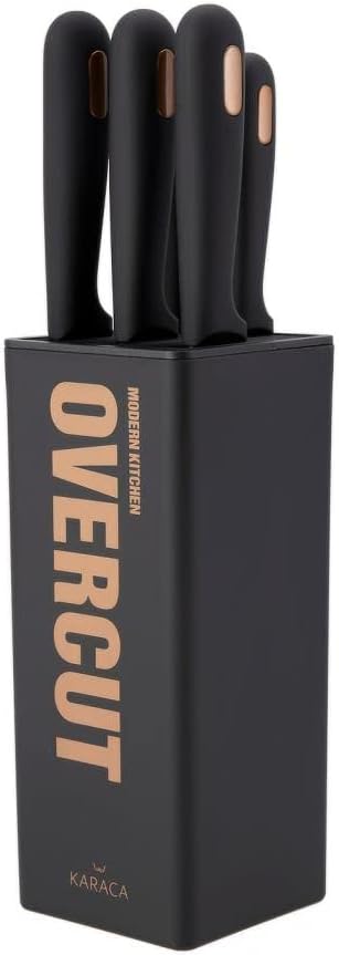 Overcut Block mit Messer-Set, Overcut 6-Teiliges