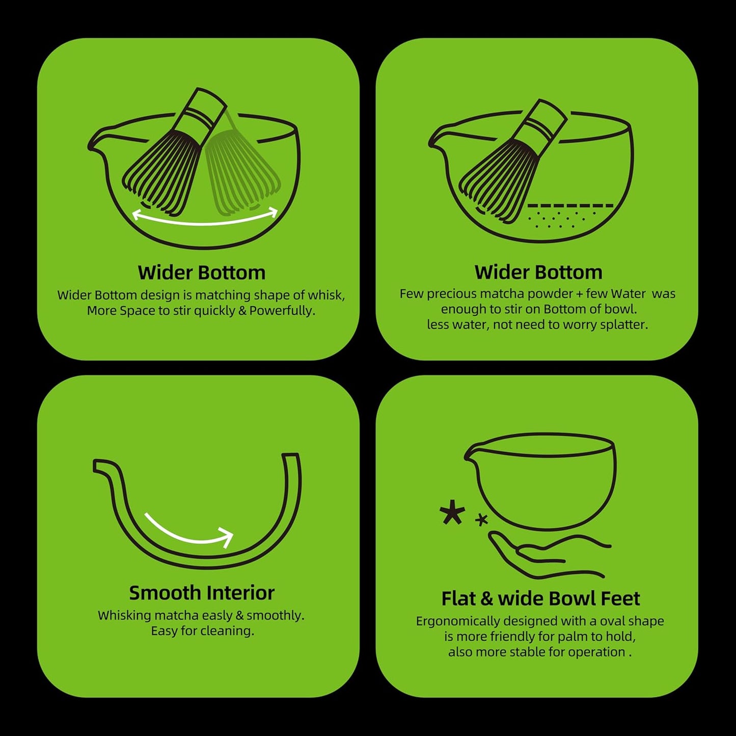 Matcha-Set, Hellgrau