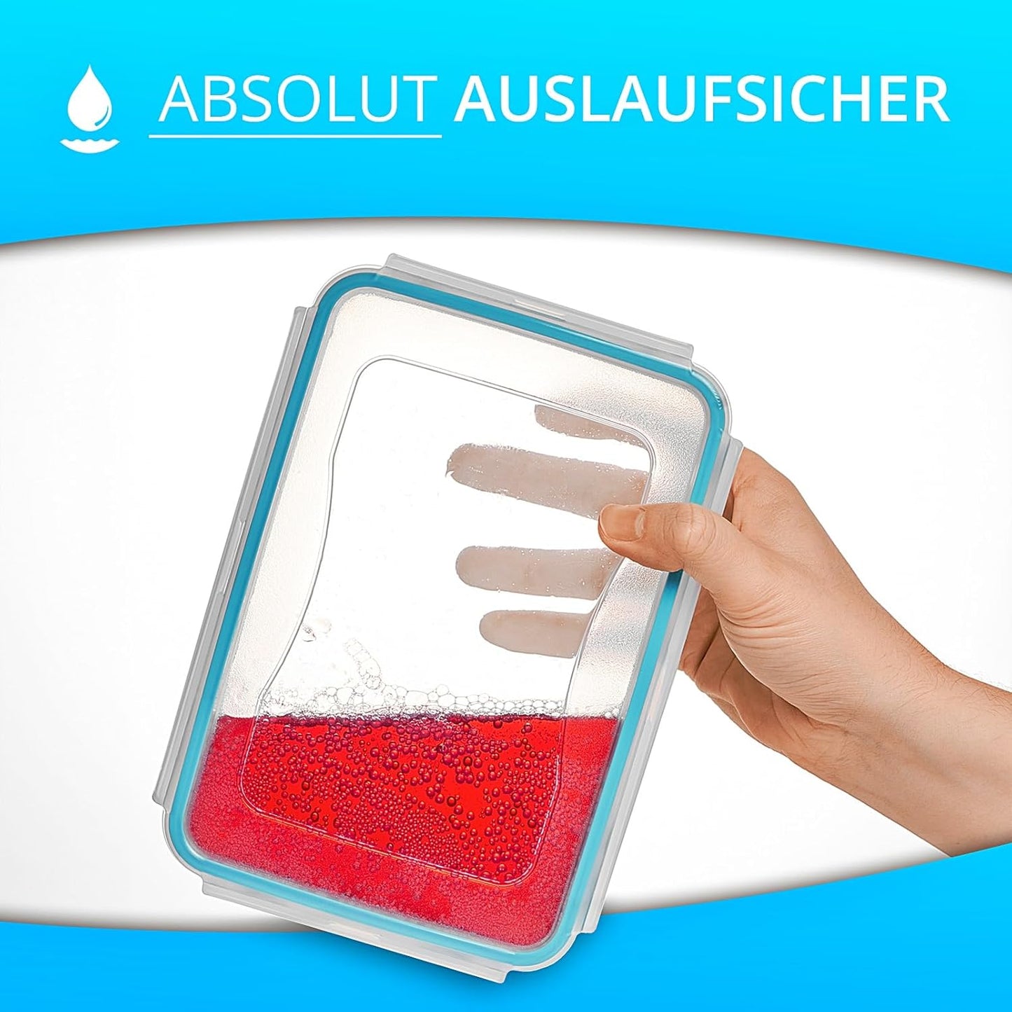 4-teiliges Frischhaltedosen-Set, 1.3 L | 4er Set