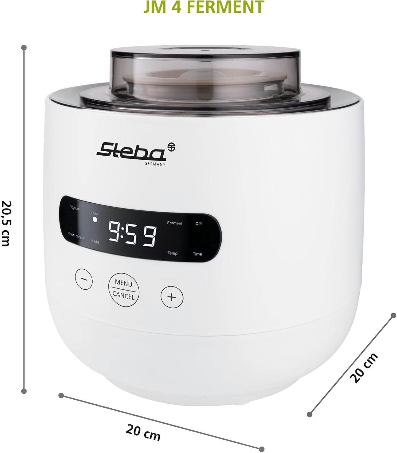 JM 4 Joghurt-Maker mit 5 Automatikprogrammen