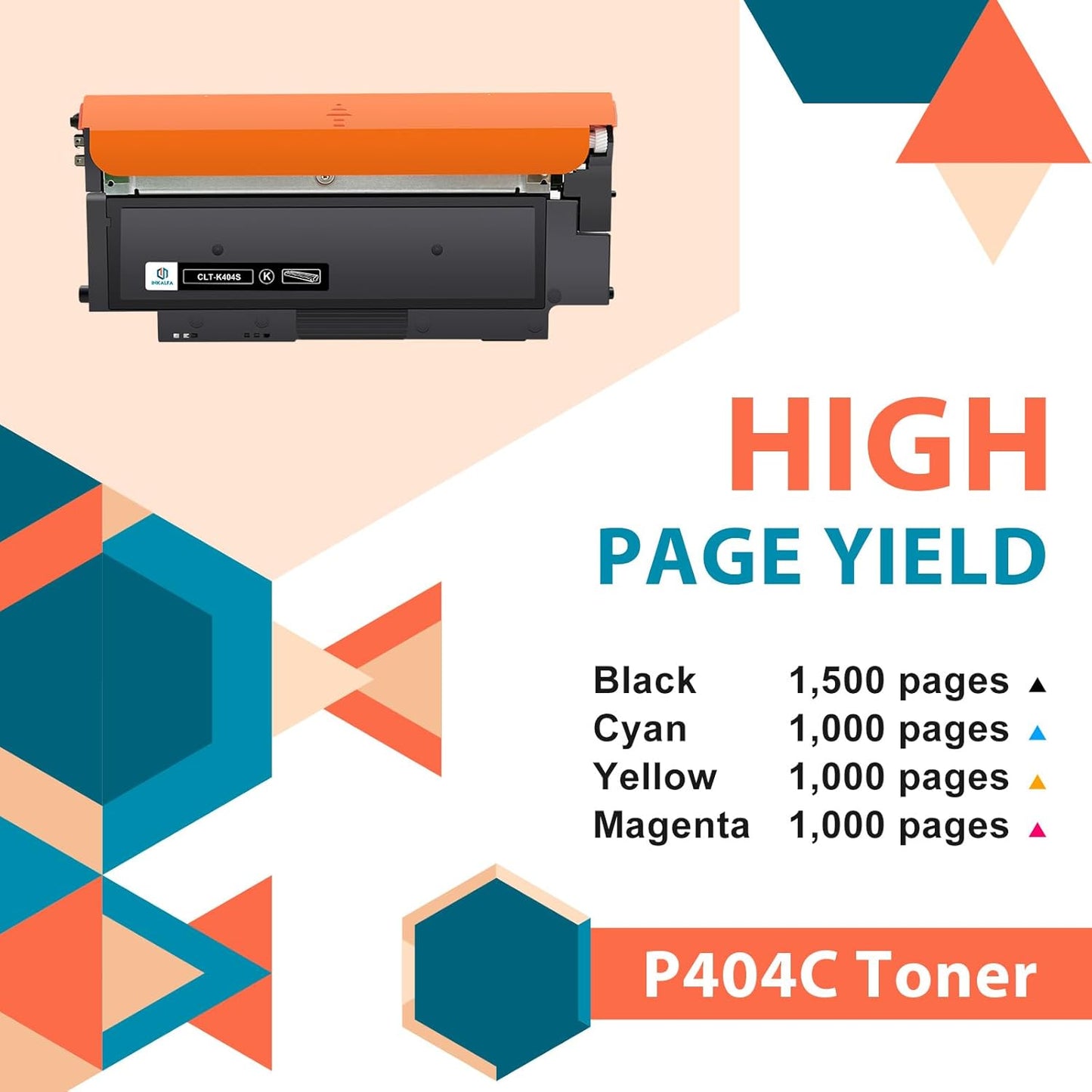 Toner-Multipack für Samsung-Drucker (4 Stück), (Schwarz Magenta Cyan Gelb)