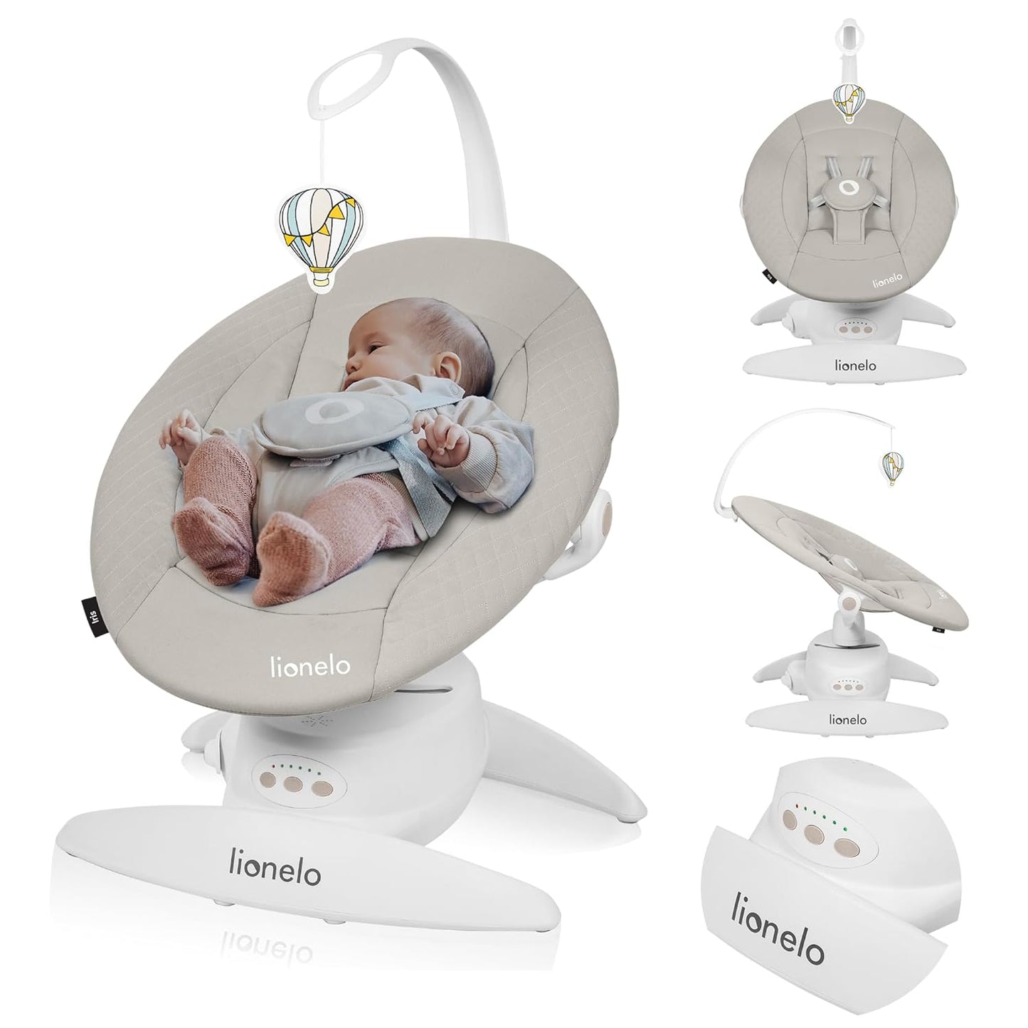 Elektrische Babywippe, Beige