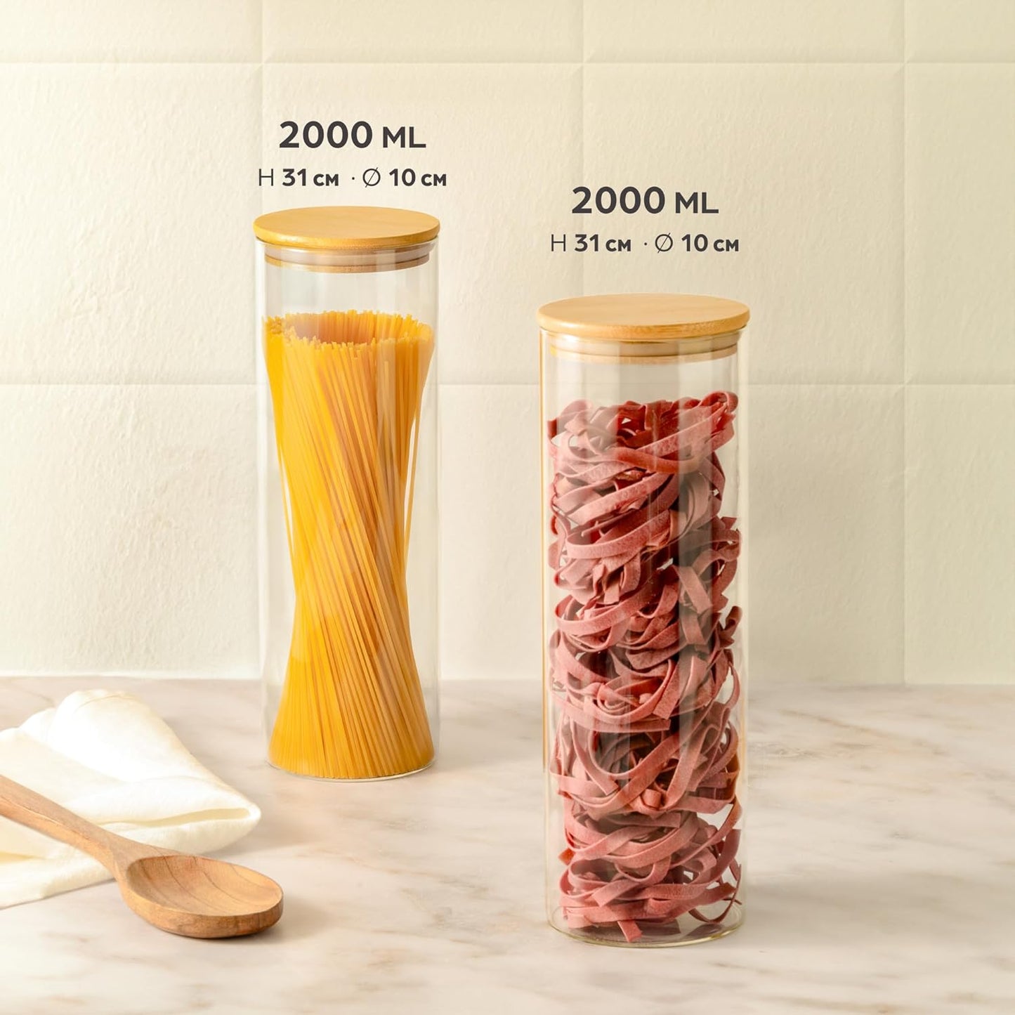 Vorratsdosen Set, 2x 2000ml