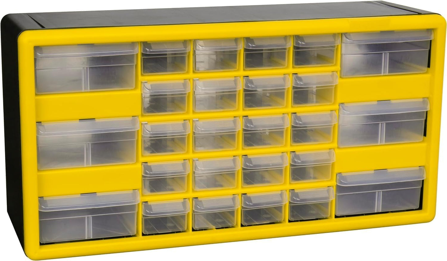 Aufbewahrungsschrank mit 26 Schubladen, 26 Drawer Gelb