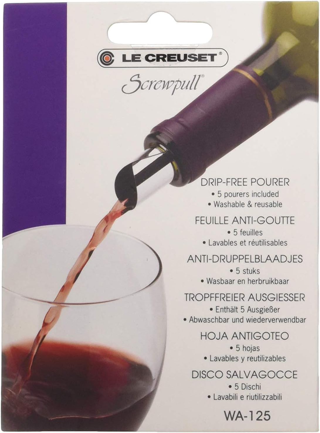 Geschenkset mit Kellnermesser und Weinzubehör, Grau