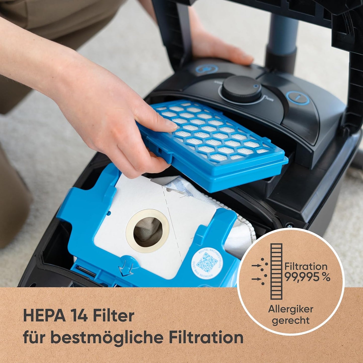 B3+ - Staubsauger mit Beutel, B3+ anthrazit