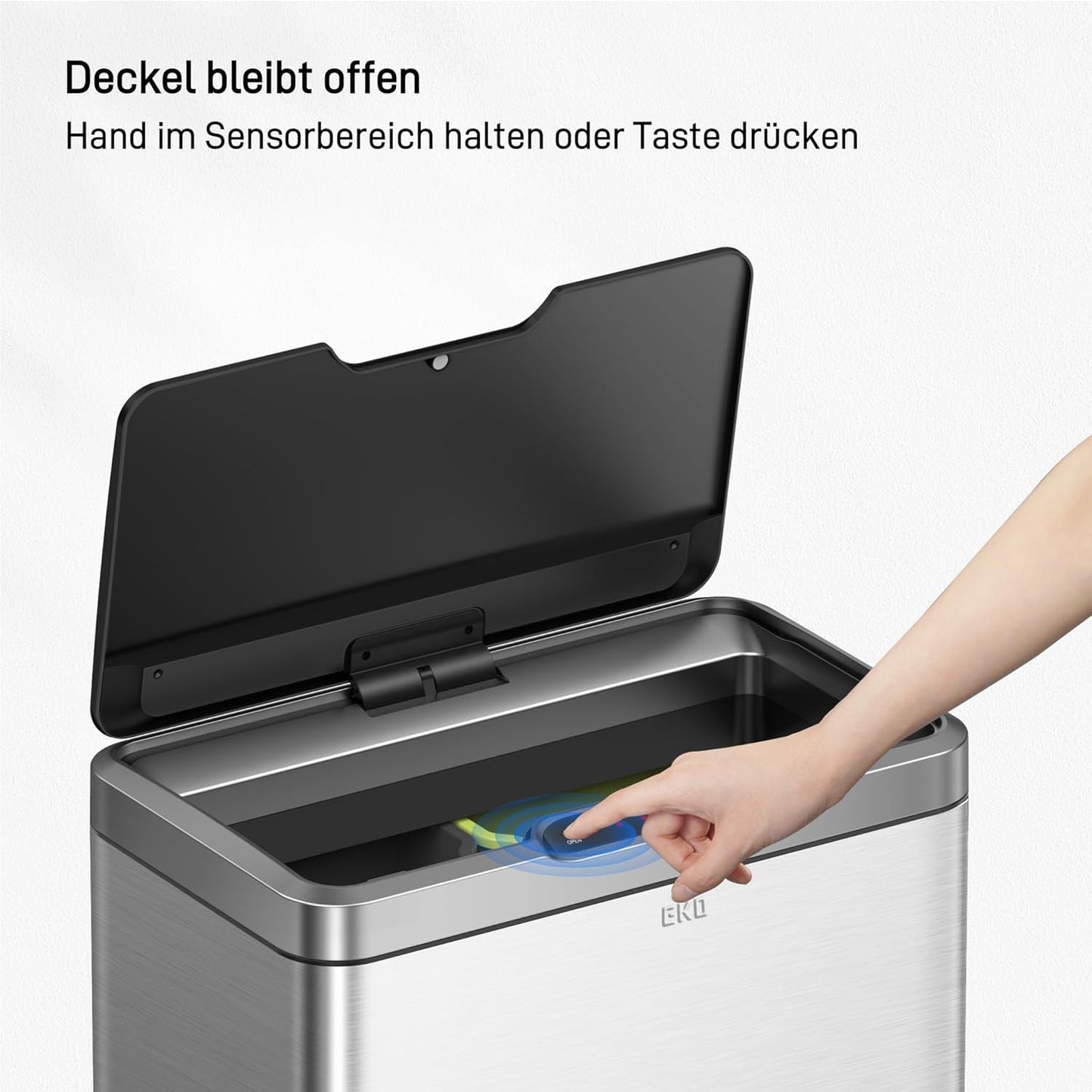 Mirage Mülleimer mit Sensor, 20+20 Liter