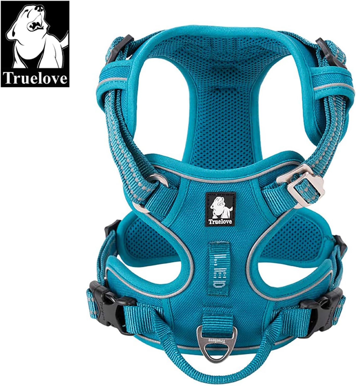 Hundegeschirr TLH56512, verstellbar, reflektierend, XL|Blau