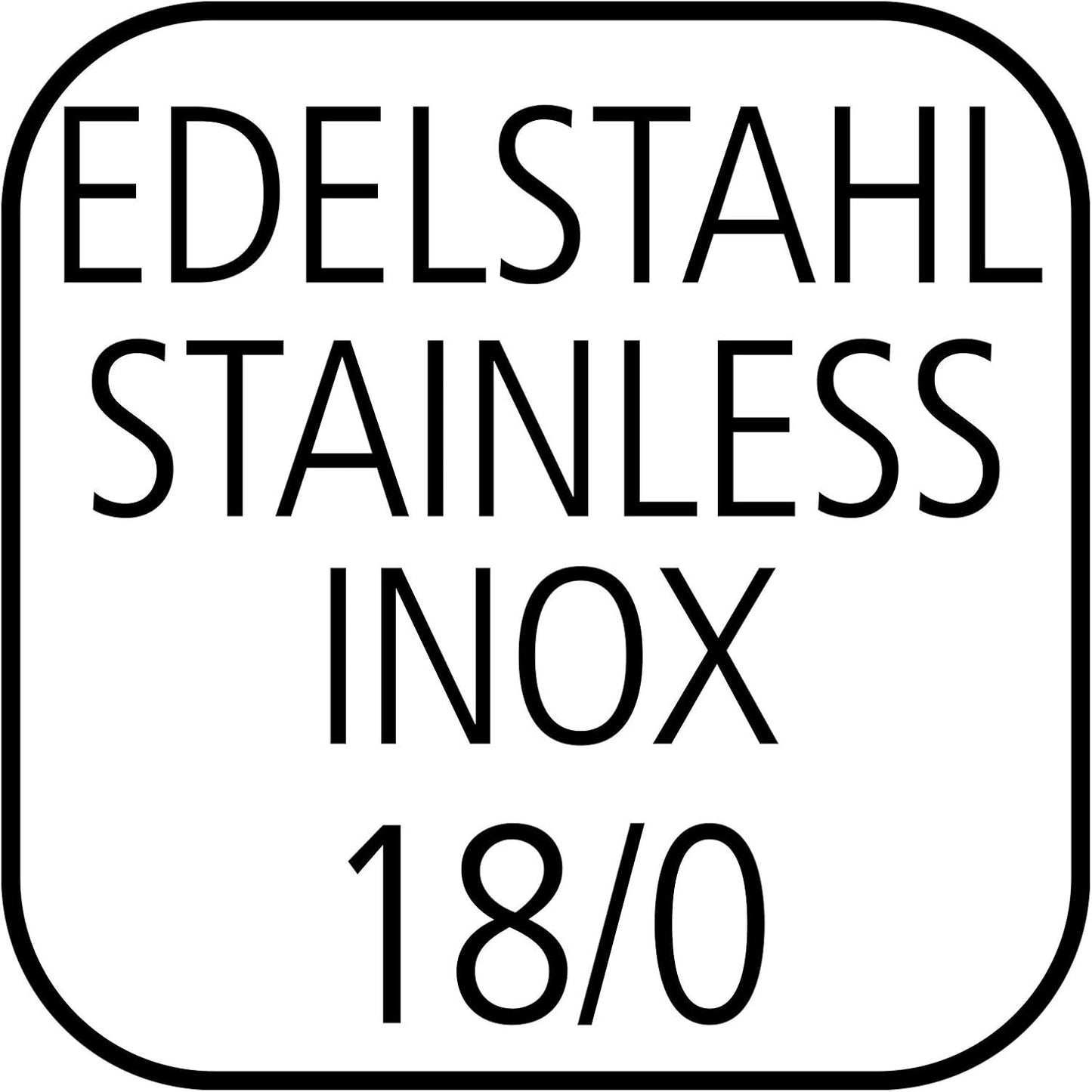 Edelstahl Tablett mit Dekorrand (53 x 32,5 cm), ohne Griff 54 x 34 x 2 cm