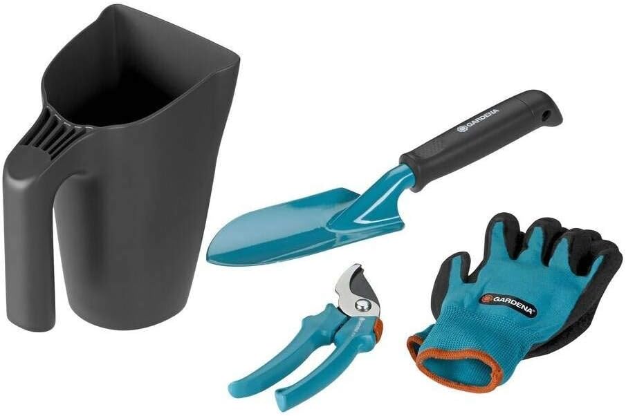 4-teiliges Gartenpflege-Set mit Schere & Kelle, Kleingeräte Single