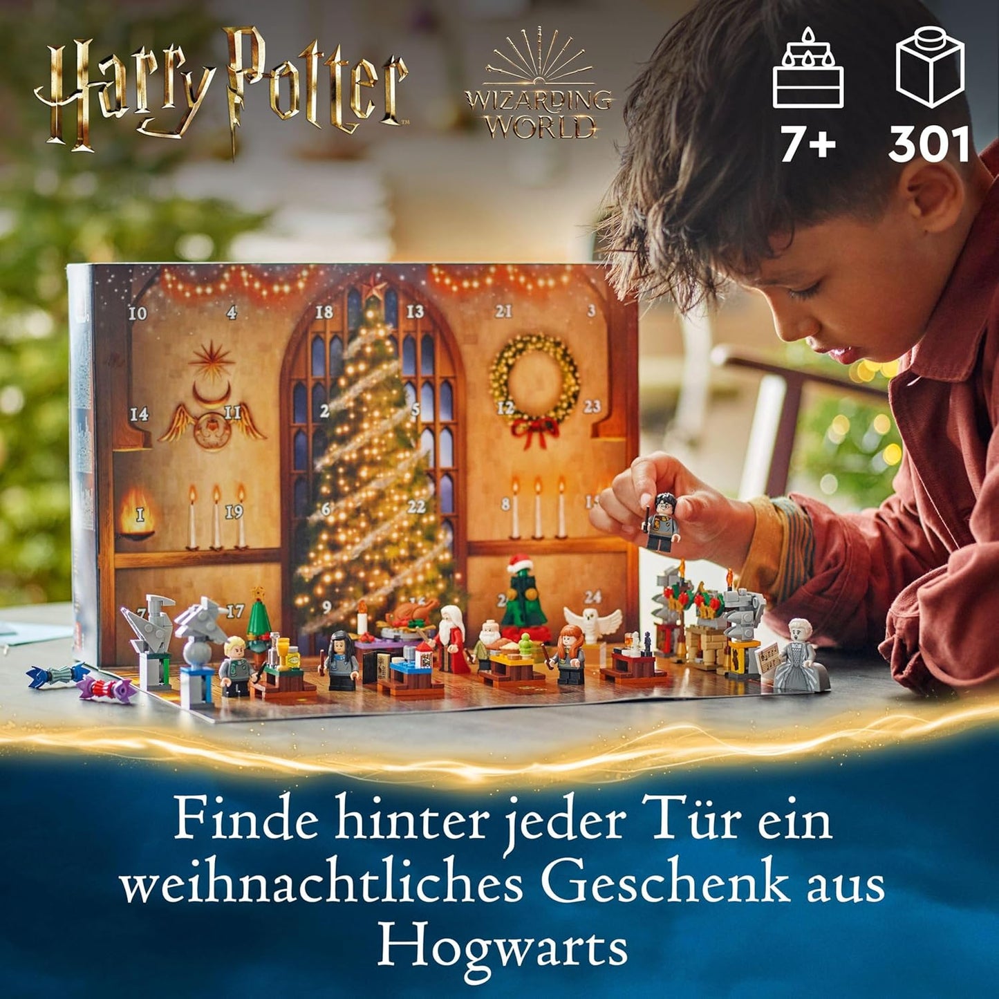 Adventskalender mit Minifiguren und Mini-Modellen