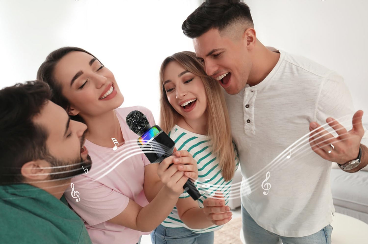 Kabelloses Bluetooth Karaoke-Mikrofon