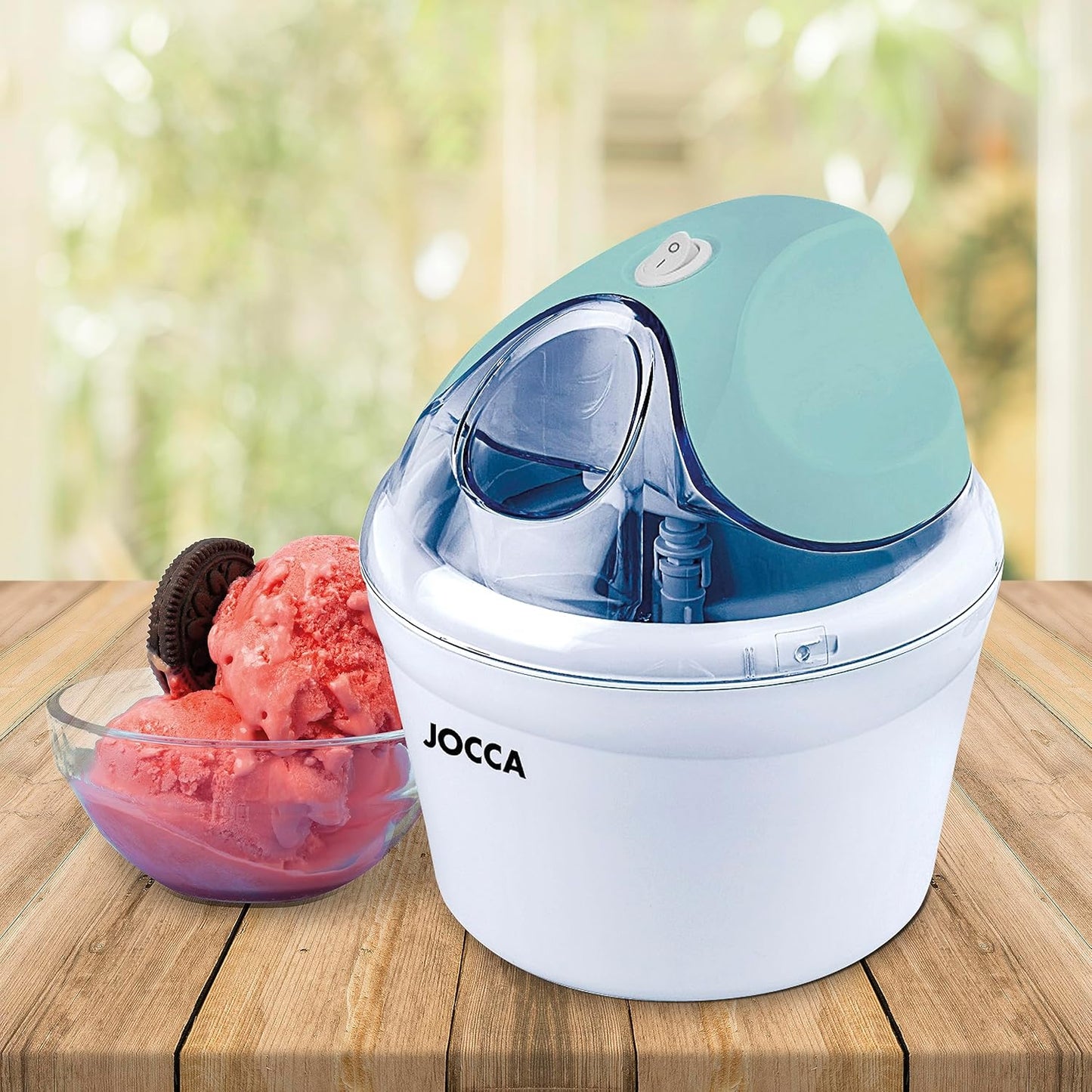 Eismaschine mit Gefrierbehälter