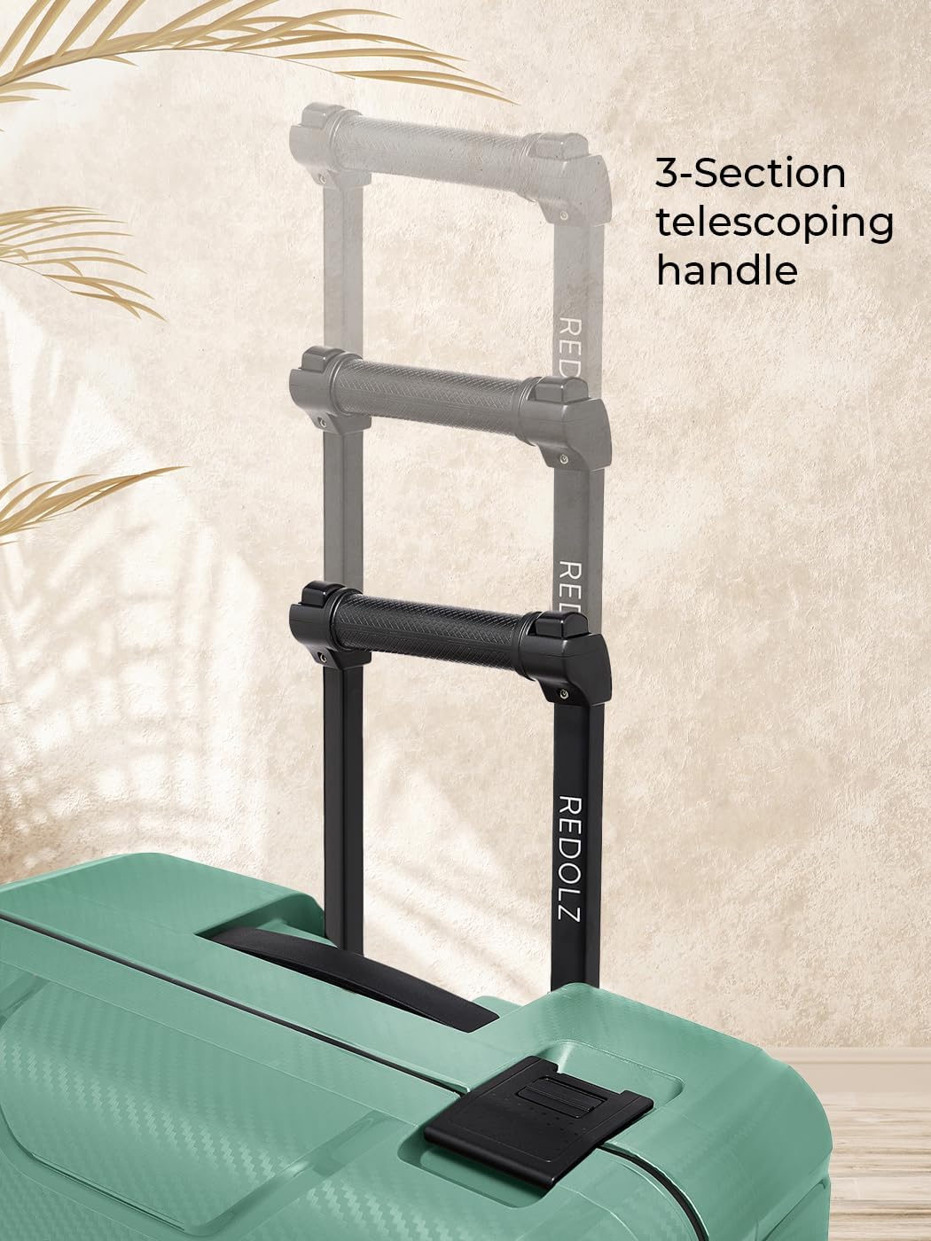 Essentials 15 - Hartschalenkoffer mit 3-Punkt-Verschluss, Sea Green Koffer L (75 cm)