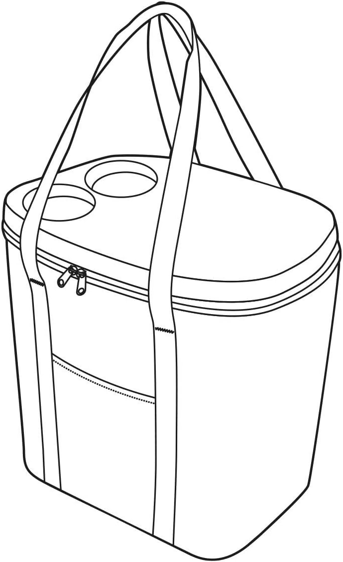 coolerbag XL Twist Silver - XL Kühltasche, Twist Silver