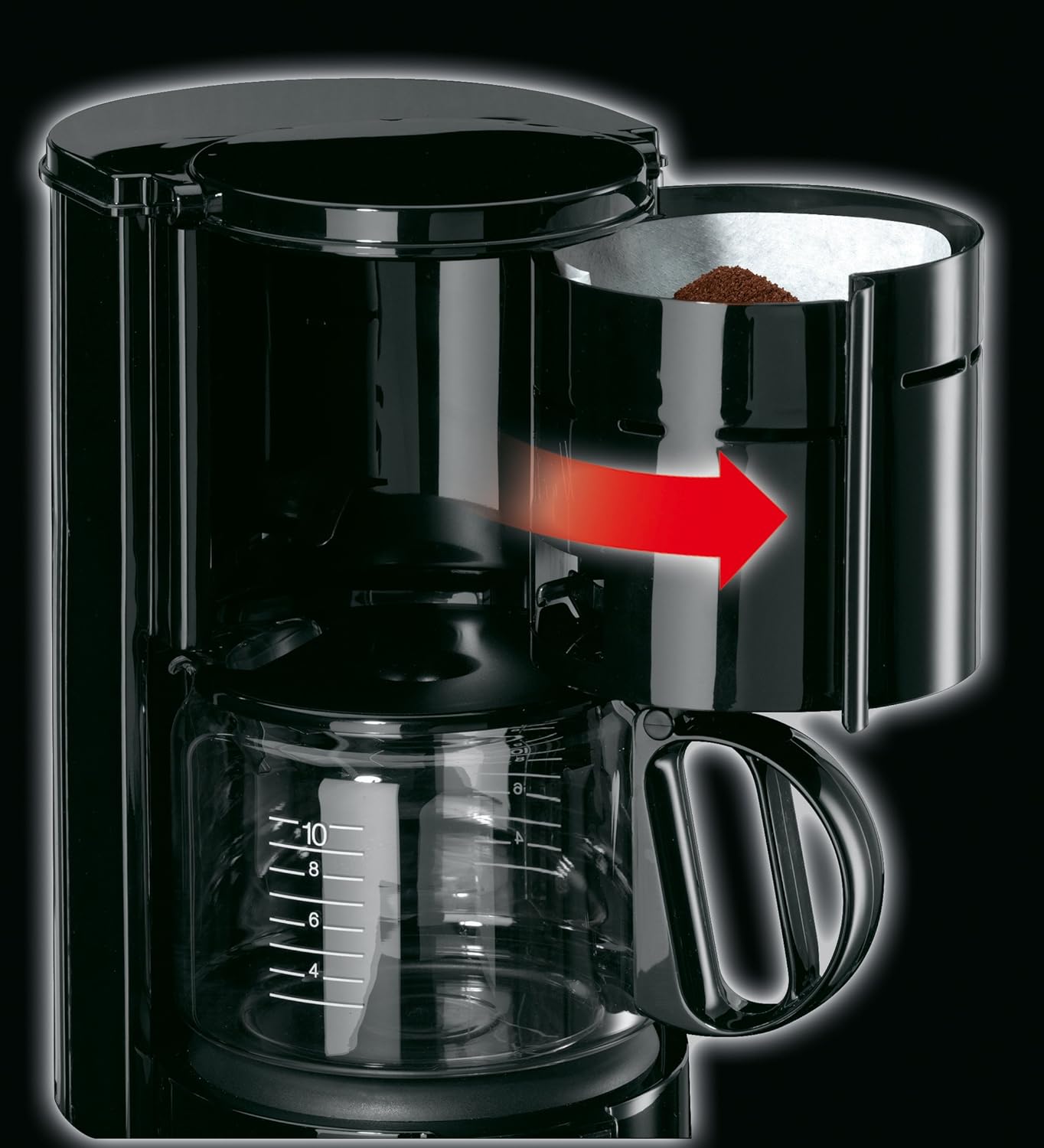 Filterkaffeemaschine Aromaster Classic KF47/1, KF 47 BK, Single