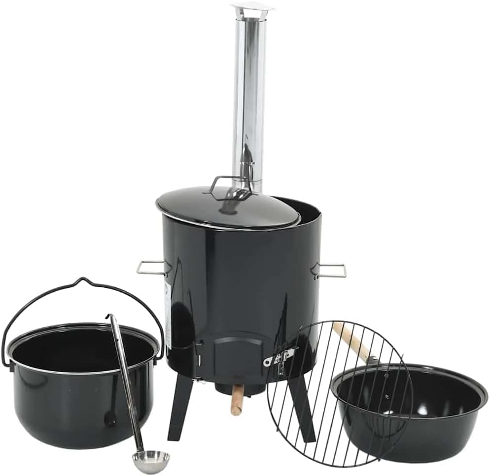 Gulaschkanone mit Rauchabzug