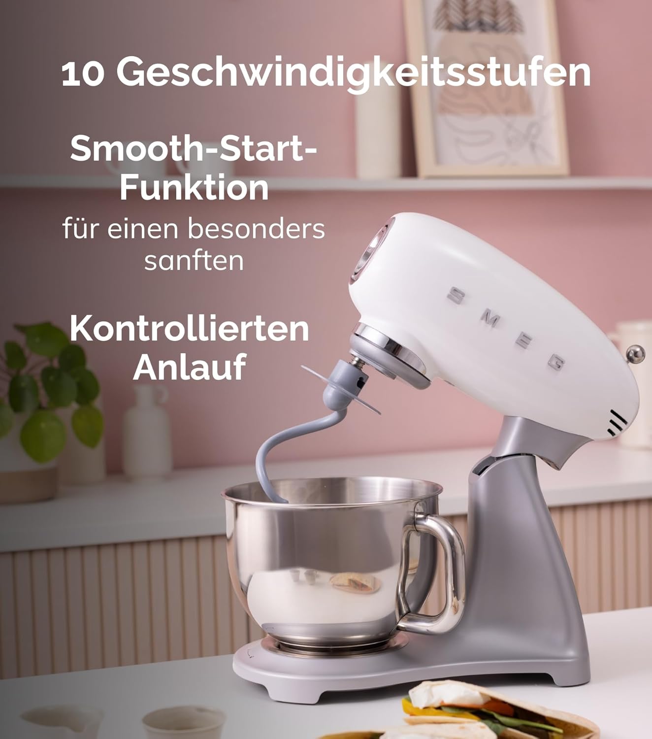 50's Retro Style Standard, Weiss