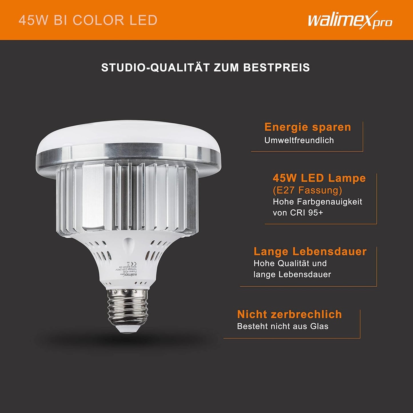 Fotostudio-Set mit LED-Lampen & Hintergrundsystem, Octaboxen Weiss