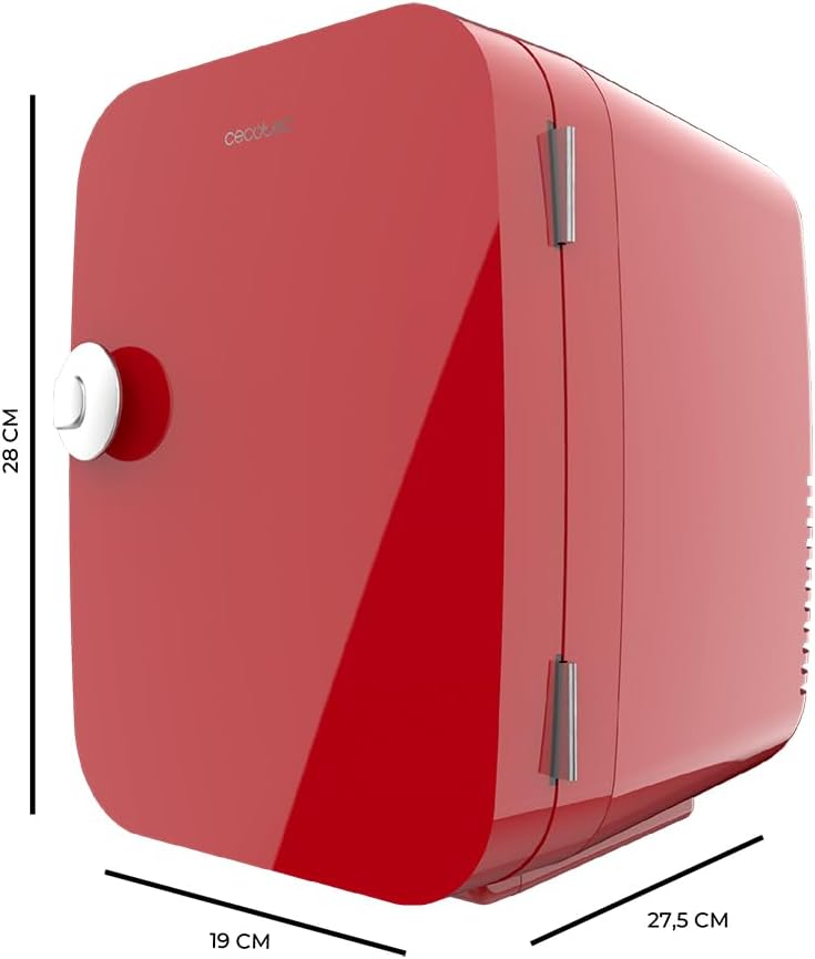 Mini-Kühlschrank mit Heizfunktion, 4 L | Río Rot
